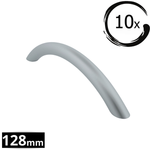 10X Handgreep 128mm Aluminium Mat – Chicago