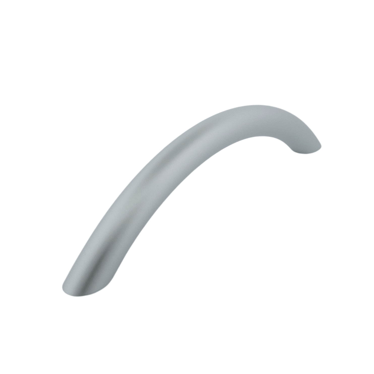 Handgreep 128mm aluminium mat Chicago onderkant met montagegaten