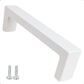 10X Handgreep 128mm RVS Wit – Atlanta - BY MJM - GMJ65-10