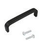 10X Handgreep 128mm RVS Zwart – Tampa - BY MJM - GMJ18-10