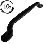 10X Handgreep 128mm Zwart – Amarillo - BY MJM - GMJ44`-10