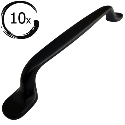 10X Handgreep 128mm Zwart – Amarillo - BY MJM - GMJ44`-10