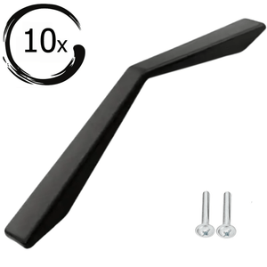 10X Handgreep 128mm Zwart – Ocean - BY MJM - GMJ119-10