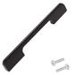 10X Handgreep 160mm Aluminium Zwart – Seattle - BY MJM - GMJ16-10