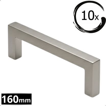 10X Handgreep 160mm RVS – Dallas - BY MJM - GMJ88-10