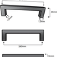 10X Handgreep 160mm RVS Goud – Dallas - BY MJM - GMJ67-10