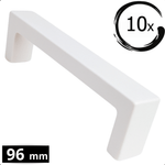 10X Handgreep 96mm RVS Wit – Atlanta - BY MJM - GMJ64-10