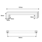 Handgreep 128mm RVS Eiken Look – Hickory