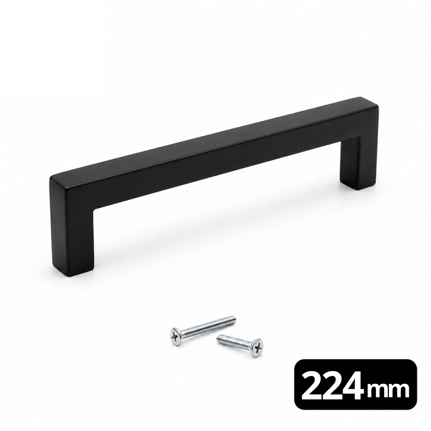 Handgreep 224mm RVS Zwart – Dallas