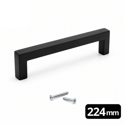 Handgreep 224mm RVS Zwart – Dallas
