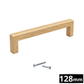 10X Handgreep 128mm RVS Eiken Look – Hickory
