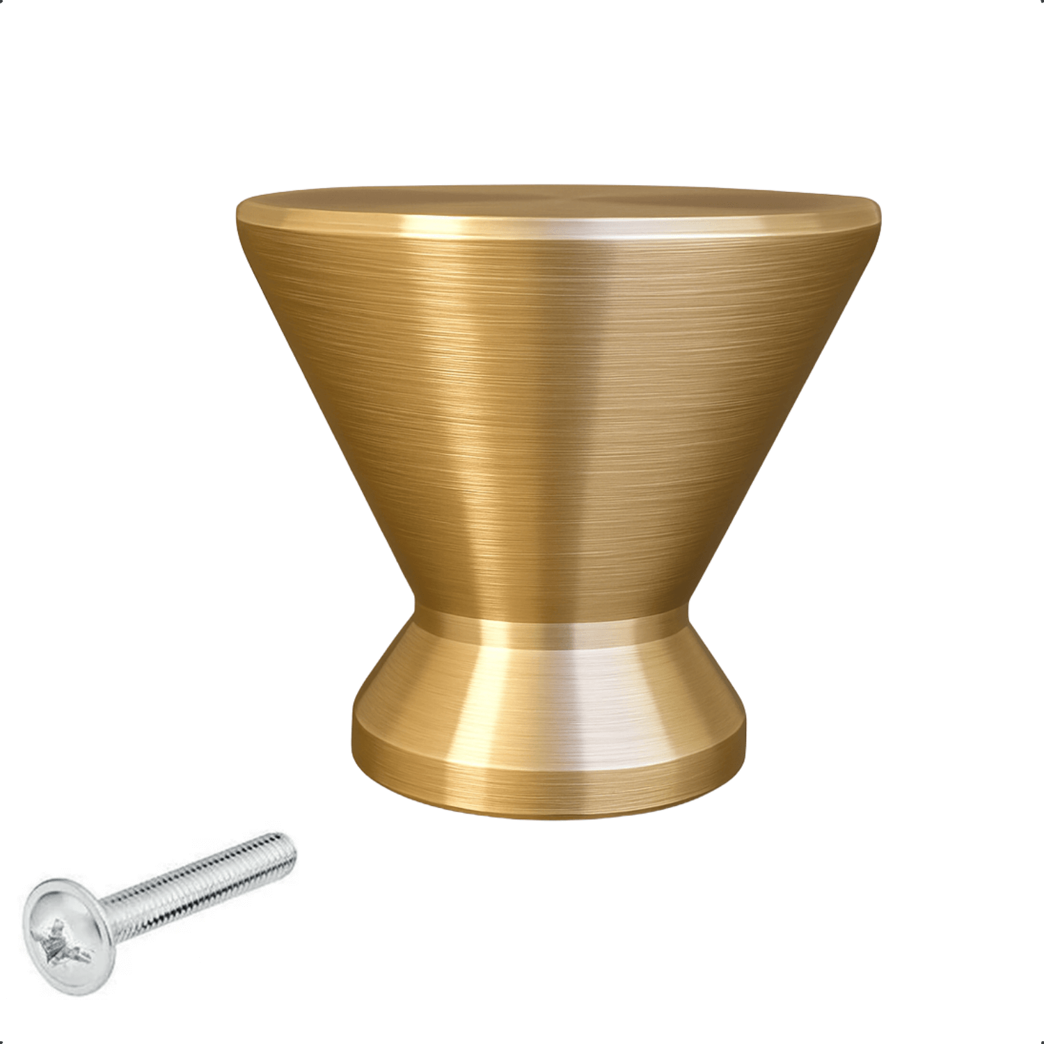 20X Deurknop 19mm Goud – Dover - BY MJM - GMJ77-20
