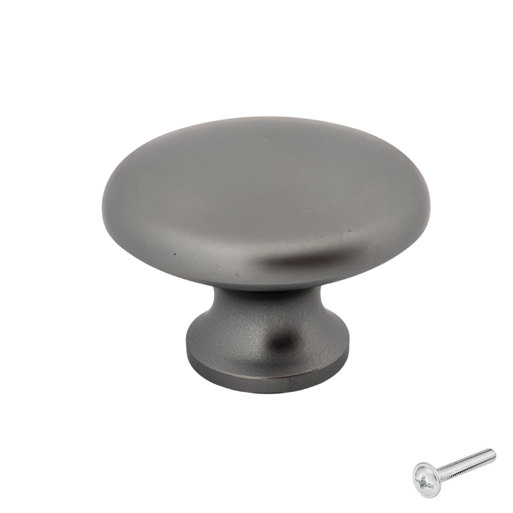 20X Deurknop 27mm Grijs – Macon - BY MJM - GMJ38-20