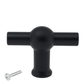 20X Deurknop 48mm Zwart – Kansas - BY MJM - GMJ27-20