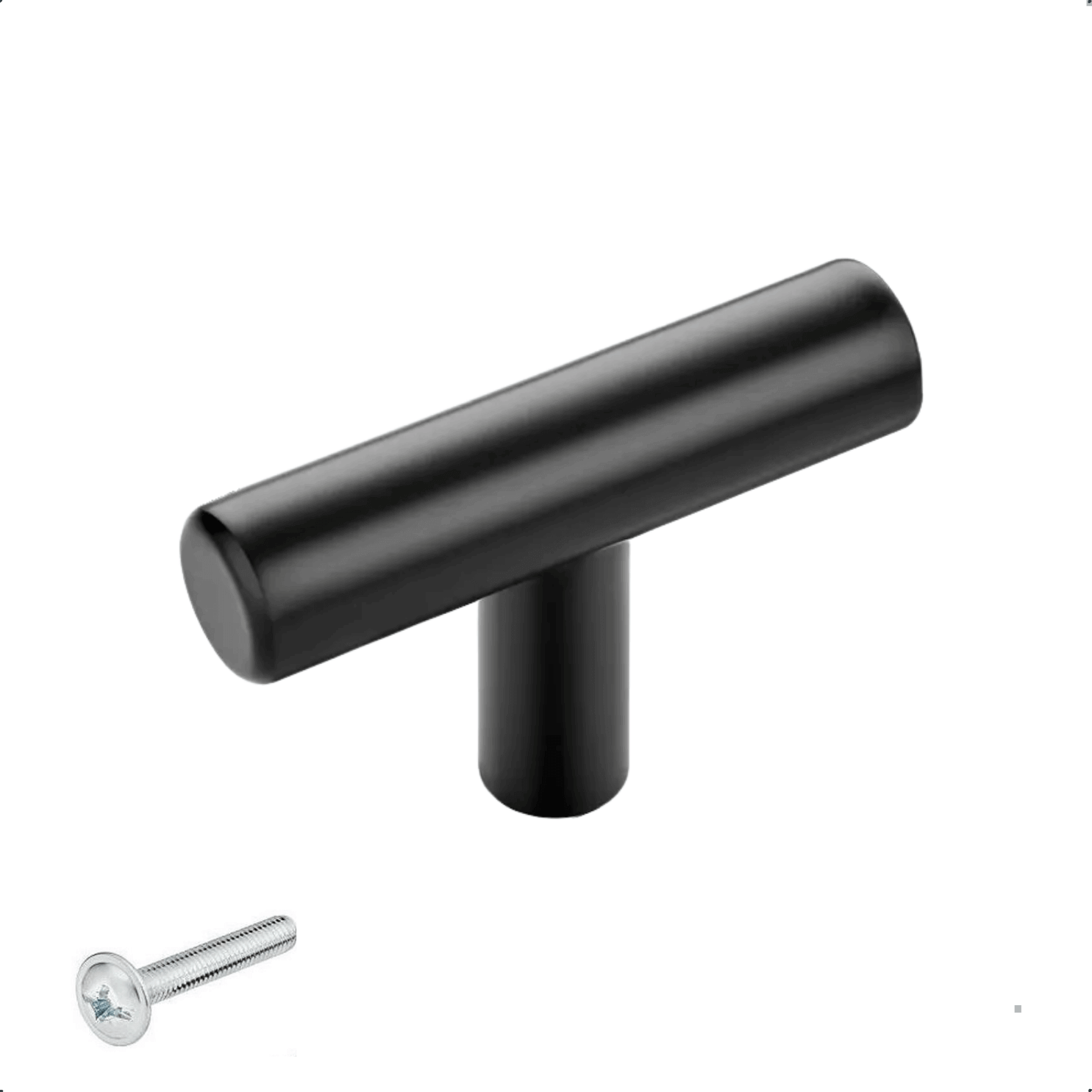 20X Deurknop 50mm Aluminium Zwart – Mesa - BY MJM - GMJ100-20