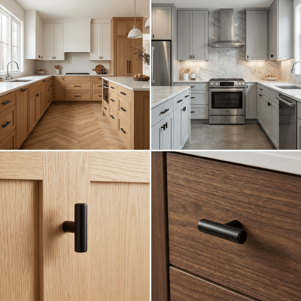 20X Deurknop 50mm Aluminium Zwart – Mesa - BY MJM - GMJ100-20