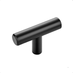 20X Deurknop 50mm Aluminium Zwart – Mesa - BY MJM - GMJ100-20