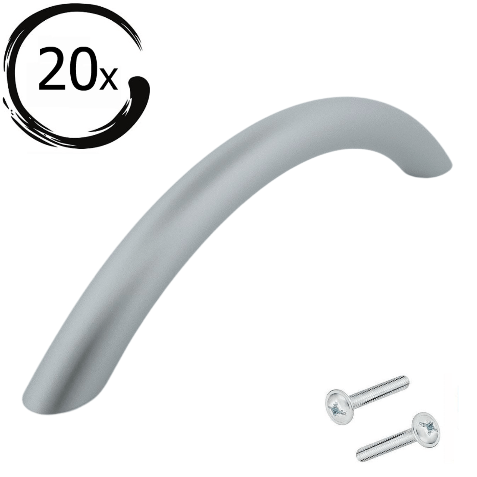 20X Handgreep 128mm Aluminium Mat – Chicago - BY MJM - GMJ20-20