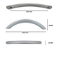 20X Handgreep 128mm Aluminium Mat – Chicago - BY MJM - GMJ20-20