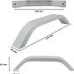 20X Handgreep 128mm Aluminium Mat – Tulsa - BY MJM - GMJ10-20