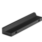 Zijaanzicht zwarte aluminium handgreep Reno 128mm met zichtbare hoogte en projectie