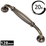 20X Handgreep 128mm Brons – Norfolk - BY MJM - GMJ129-20