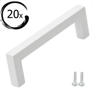 20X Handgreep 160mm RVS Wit – Dallas - BY MJM - GMJ61-20