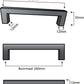 20X Handgreep 160mm RVS Wit – Dallas - BY MJM - GMJ61-20