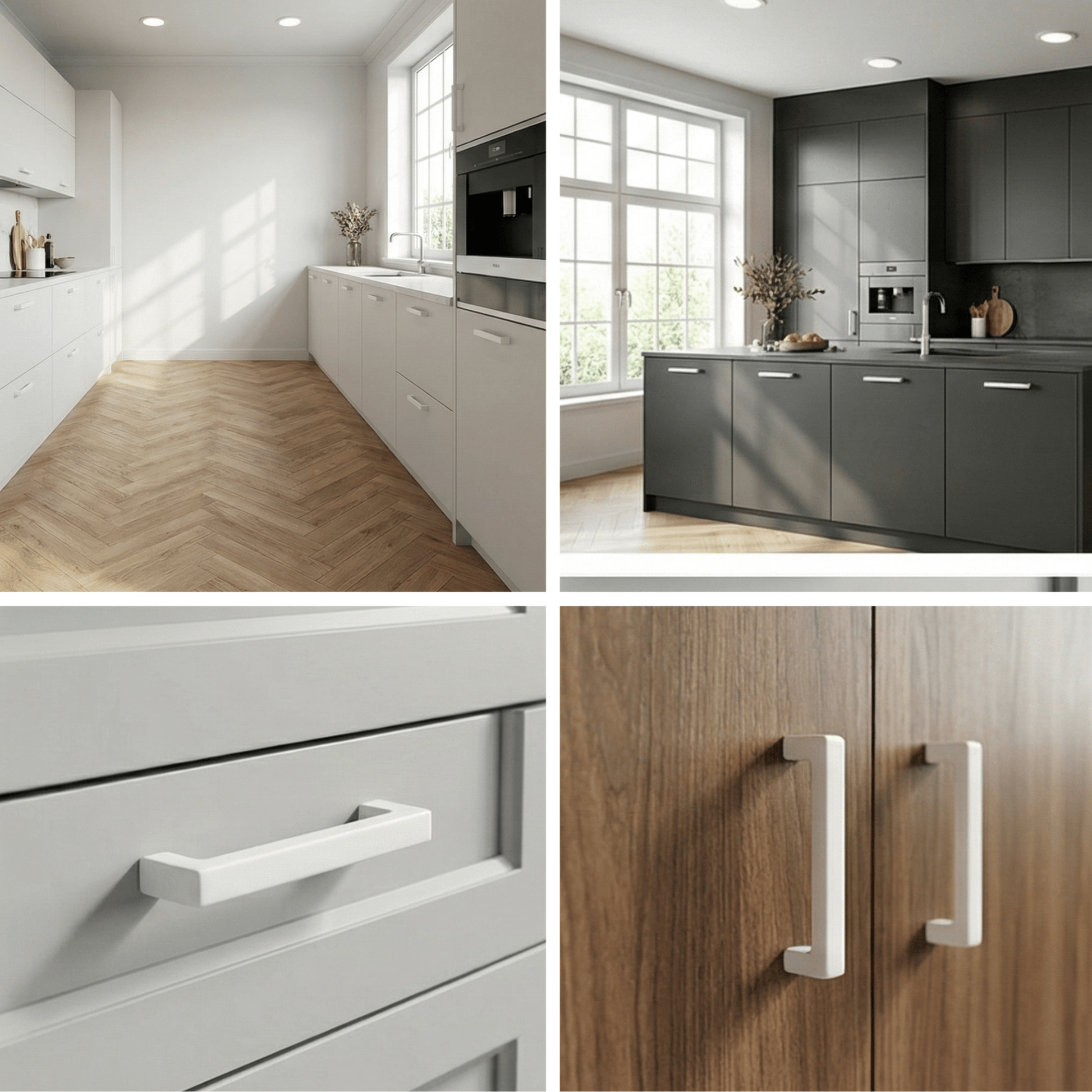 20X Handgreep 224mm RVS Wit – Dallas - BY MJM - GMJ63-20