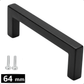 20X Handgreep 64mm RVS Zwart – Dallas - BY MJM - GMJ130-20