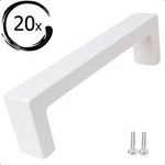20X Handgreep 96mm RVS Wit – Atlanta - BY MJM - GMJ64-20