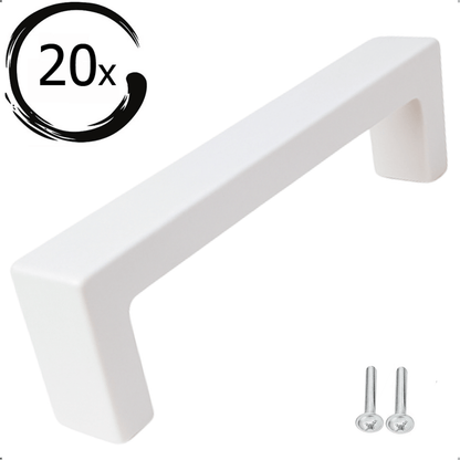 20X Handgreep 96mm RVS Wit – Atlanta - BY MJM - GMJ64-20