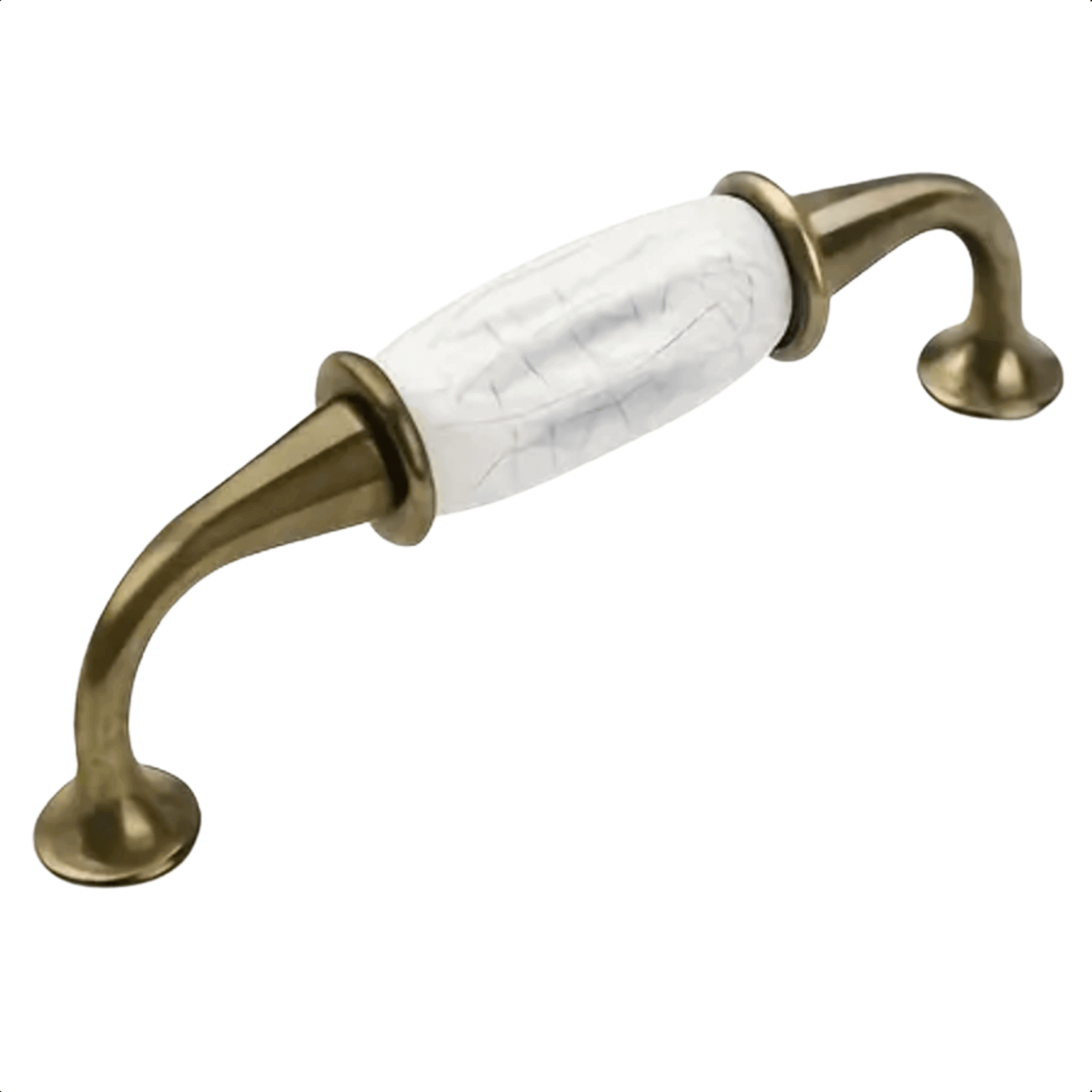 20X Handgreep Enid 128 mm Wit Brons - BY MJM - GMJ115-20