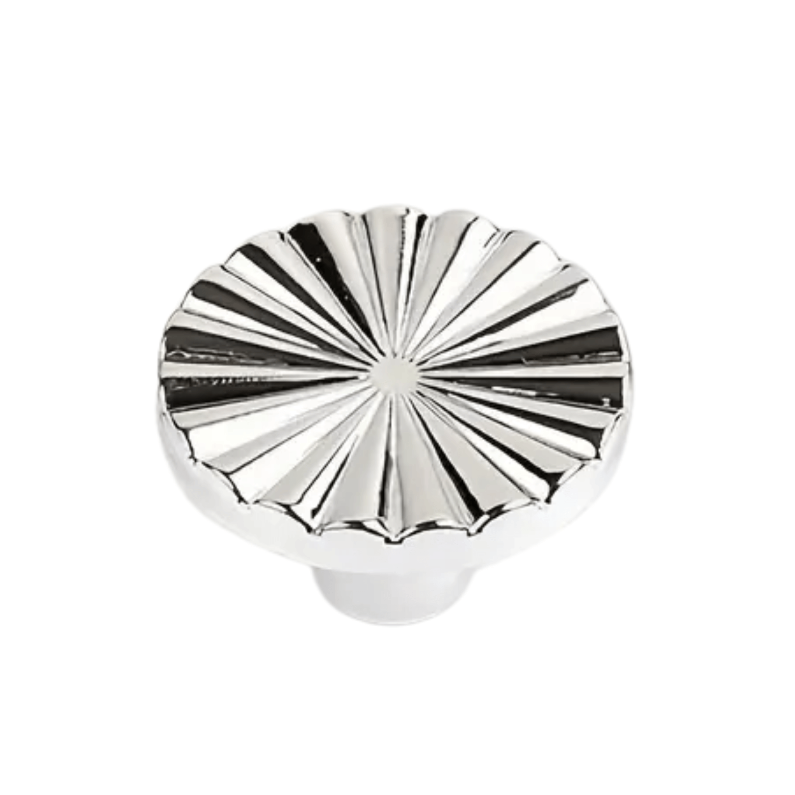 5X Deurknop 35mm Kunststof Zilver – Fresno - BY MJM - GMJ117