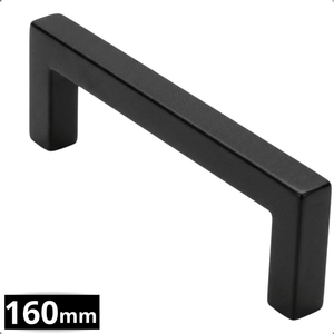 Handgreep 160mm Zwart – Dallas