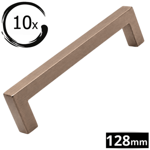 Handgreep 128mm RVS Rose Brons – Dallas Set 10