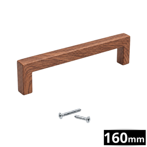 Handgreep 160mm RVS Walnoot Look – Cedar