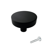 Deurknop 40mm Rond Zwart – Circle - BY MJM - GMJ30