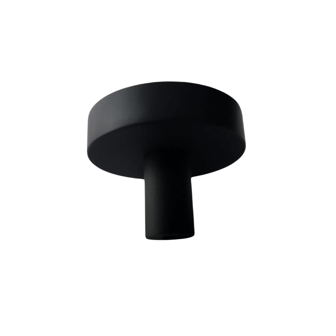 Deurknop 40mm Rond Zwart – Circle - BY MJM - GMJ30
