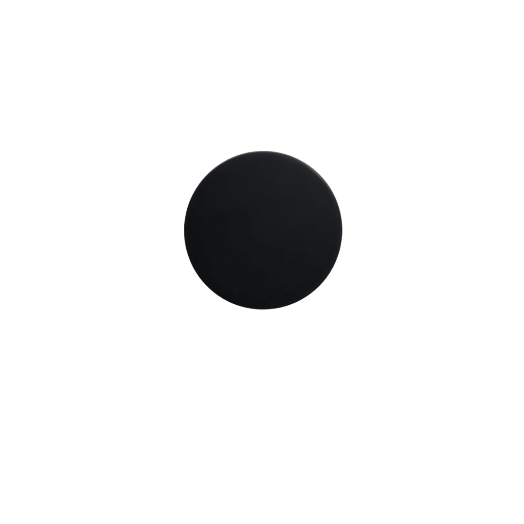 Deurknop 40mm Rond Zwart – Circle - BY MJM - GMJ30