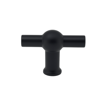 Deurknop 48mm Zwart – Kansas - BY MJM - GMJ27