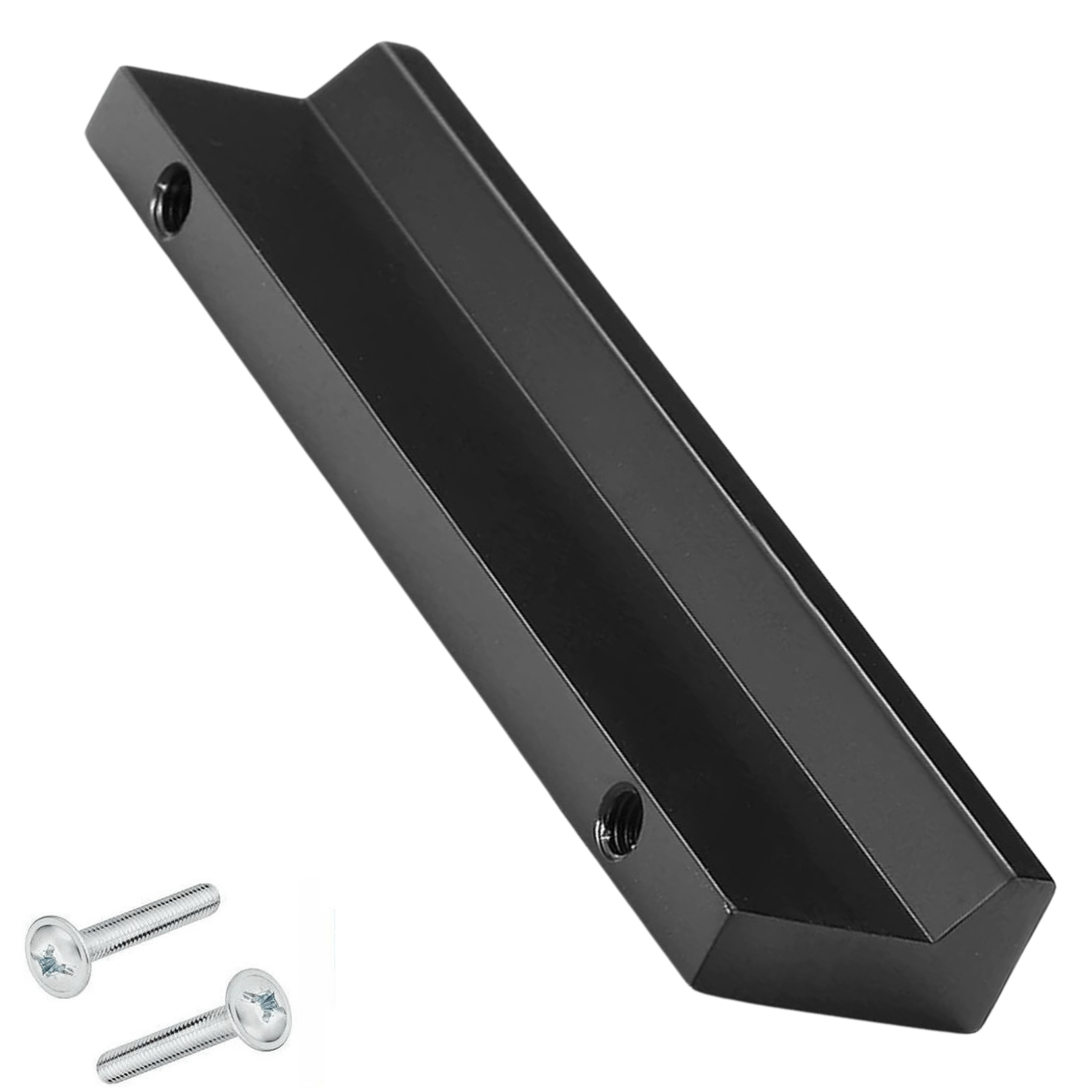 Handgreep 128mm Aluminium Zwart – Reno - BY MJM - GMJ17