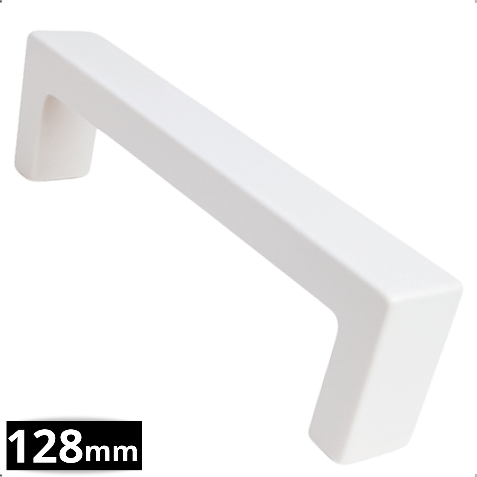 Handgreep 128mm RVS Wit – Atlanta - BY MJM - GMJ65