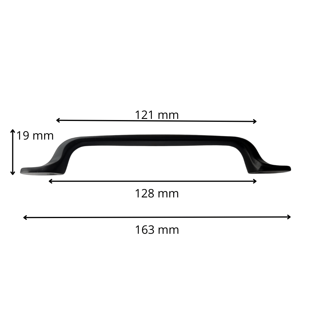 Handgreep 128mm Zwart – Amarillo - BY MJM - GMJ44