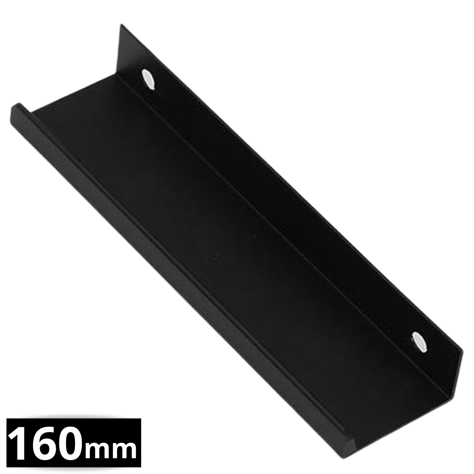 Handgreep 160mm Aluminium Zwart – Fargo - BY MJM - GMJ33