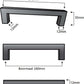 Handgreep 160mm RVS Goud – Dallas - BY MJM - GMJ67