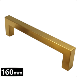 Handgreep 160mm RVS Goud – Dallas - BY MJM - GMJ67