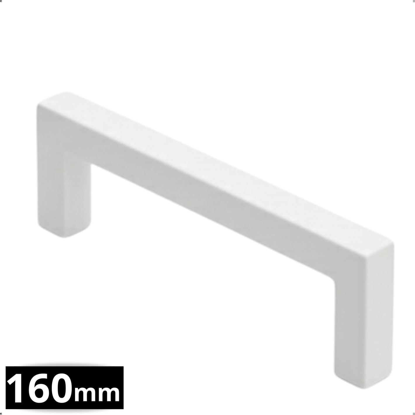 Handgreep 160mm RVS Wit – Dallas - BY MJM - GMJ61
