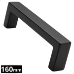 Handgreep 160mm RVS Zwart – Atlanta - BY MJM - GMJ14