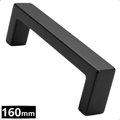 Handgreep 160mm RVS Zwart – Atlanta - BY MJM - GMJ14